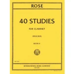 Image links to product page for 40 Studies for Clarinet, Vol. 2
