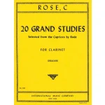 Image links to product page for 20 Grand Studies for Clarinet