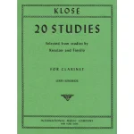 Image links to product page for 20 Studies for Clarinet