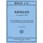 Image links to product page for Adagio in E-flat major for Clarinet/Alto Flute/Cor Anglais and Piano, BWV 1017