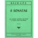 Image links to product page for 6 Sonatas for Clarinet/Viola, Bassoon/Cello and Piano