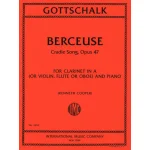 Image links to product page for Berceuse for Clarinet/Violin/Flute/Oboe and Piano, Op. 47