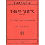 Image links to product page for Three Duets for Clarinet and Bassoon, WoO 27