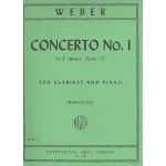 Image links to product page for Concerto No. 1 for Clarinet and Piano, Op. 73