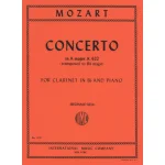 Image links to product page for Concerto in A major for Clarinet and Piano, KV 622