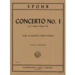 Image links to product page for Concerto No. 1 in C minor for Clarinet and Piano, Op. 26