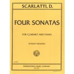Image links to product page for Four Sonatas for Clarinet and Piano
