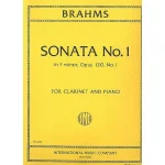 Image links to product page for Sonata No. 1 for Clarinet and Piano, Op. 120