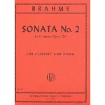 Image links to product page for Sonata No. 2 for Clarinet and Piano, Op. 120