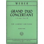 Image links to product page for Grand Duo Concertant for Clarinet and Piano, Op. 48