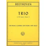 Image links to product page for Trio in Bb major for Clarinet/Violin, Cello and Piano, Op. 11