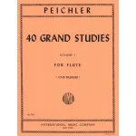 Image links to product page for 40 Grand Studies for Flute, Vol. 1