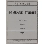 Image links to product page for 40 Grand Studies for Flute, Vol. 3