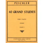 Image links to product page for 40 Grand Studies for Flute, Vol. 4