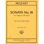 Image links to product page for Sonata No. 18 in G major for Flute and Piano, KV 301/293a