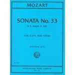 Image links to product page for Sonata No. 33 in E flat major for Flute and Piano, KV 481