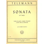 Image links to product page for Sonata in F major for Flute and Piano (Cello ad lib.)