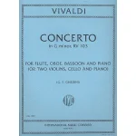 Image links to product page for Concerto in G minor for Flute, Oboe, Bassoon and Piano, RV 103