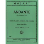 Image links to product page for Andante in F major for Flute, Oboe, Clarinet and Bassoon, KV 616