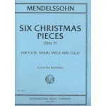 Image links to product page for Six Christmas Pieces for Flute, Violin, Viola and Cello, Op. 72