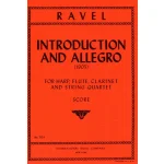 Image links to product page for Introduction and Allegro for Harp, Flute, Clarinet and String Quartet