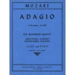 Image links to product page for Adagio in B minor for Oboe, Clarinet, Bassoon and Horn, KV 540