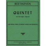 Image links to product page for Quintet in Eb major for Oboe, Clarinet, Horn, Bassoon and Piano, Op. 16