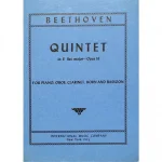 Image links to product page for Quintet in Eb major for Oboe, Clarinet, Horn, Bassoon and Piano, Op. 16