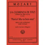Image links to product page for "Parto! Ma ben Mio" from "La Clemenza di Tito" for Soprano, Obligato Clarinet and Piano