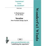 Image links to product page for Vocalise from Fourteen Songs for Flute Choir, Op. 34