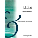 Image links to product page for Divertimento No. 2 in B major for Two Clarinets and Bassoon, KV299/2