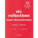 Image links to product page for Six Reflections for Three Recorders (SAT)