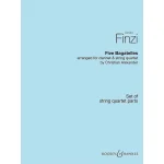 Image links to product page for Five Bagatelles for Clarinet and String Quartet - String Parts