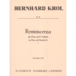 Image links to product page for Reminiscenza for Flute and Harpsichord, Op.47