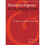 Image links to product page for Six Elizabethan Songs for High Voice, Flute, Oboe, Violin, Cello and Harpsichord