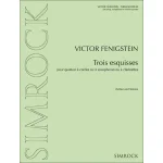 Image links to product page for Trois Esquisses for Saxophone or Clarinet Quartet