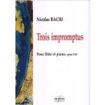 Image links to product page for Trois Impromptus for Flute and Piano, Op. 115