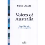 Image links to product page for Voices of Australia for Flute and Recorded Voice (includes CD)