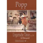 Image links to product page for Ungarische Tänze (Hungarian Dances) for Flute Quartet, Op. 308