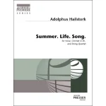 Image links to product page for Summer. Life. Song for Voice, Clarinet and String Quartet