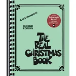 Image links to product page for The Real Christmas Book for C Instruments (includes Online Audio)