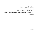 Image links to product page for Clarinet Quintet for Clarinet in A and String Quartet