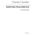 Image links to product page for Sonatina Folklorista for Solo Clarinet