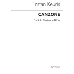 Image links to product page for Canzone for Solo Clarinet