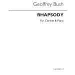Image links to product page for Rhapsody for Clarinet and Piano