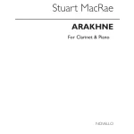 Image links to product page for Arakhne for Clarinet and Piano