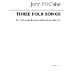 Image links to product page for Three Folk Songs for High Voice, Clarinet and Piano
