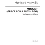 Image links to product page for Minuet (Grace for a Fresh Egg) for Bassoon and Piano