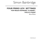 Image links to product page for Four Primo Levi Settings for Mezzo-Soprano, Clarinet, Viola and Piano