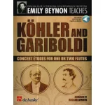 Image links to product page for Emily Beynon Teachers: Köhler and Gariboldi Concert Etudes for One or Two Flutes (includes Online Audio)